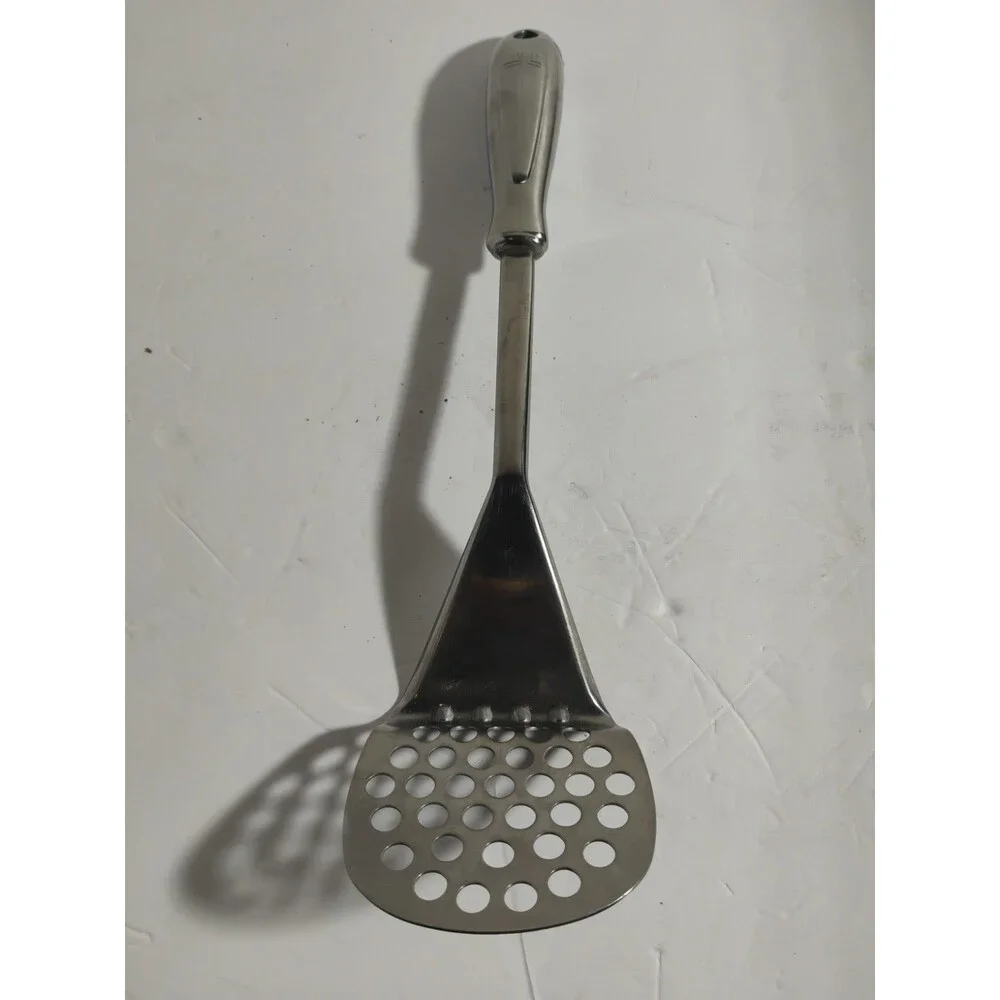 Vtg IPAC Slotted Angle Chef’s Masher Sturdy 90-Degree Solid Stainless Steel